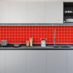 Artesive Tily MA-009 Rojo Opaco – Película adhesiva para azulejos