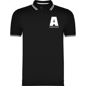 Polo Artesive Black – Camiseta de algodão original para adultos